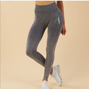 Gymshark gray ombré vital seamless leggings